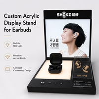 Support d'affichage portable pour écouteurs LED personnalisés, présentoir de produits électroniques pour magasin, support d'affichage pour écouteurs