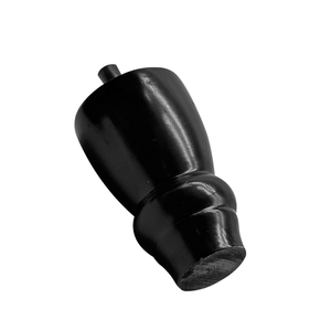 Patas de Sofá de Madera Pinlong, Patas de Mesa de Comedor de Madera con Forma de Calabaza, Patas de Sofá Negras, Mueble para TV - Product Image 6