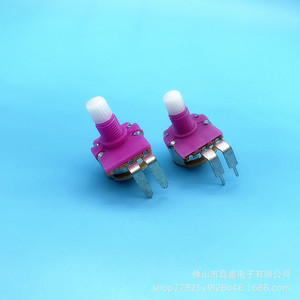 โพเทนชิโอมิเตอร์พร้อมสวิตช์ Wh149 B100K B500K ขาโค้งขนาดใหญ่ 2.3 มม. สำหรับใช้งานแบบหมุน - Product Image 1