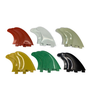 Ailerons de surf G5 compatibles FCS, gauche, centre, droite, 3 pièces par set, pour utilisation en eaux océaniques, en matériau PP - Product Image 4