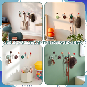 Metal Hooks Adhesive Coat Hanger Decorative Hooks <b>for</b> Bedroom Nursery <b>Key</b> Hat Hanging <b>Rack</b> - Product Image 4