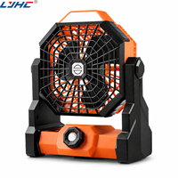 Ventilateur portable de voyage extérieur avec batterie de 7800 mAh, Rw X3, silencieux, haute puissance, trois vitesses, rechargeable