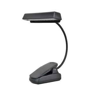 RQSONIC MSSL02 LED Musik Piano Stand Klip Lampu Baca Plastik 45-60 Hari 300 Unit Hitam