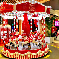 Ensembles de jouets pour aire de jeux intérieure pour enfants, conception personnalisée en gros, mini-carrousel, aire de jeux intérieure commerciale à thème pour enfants
