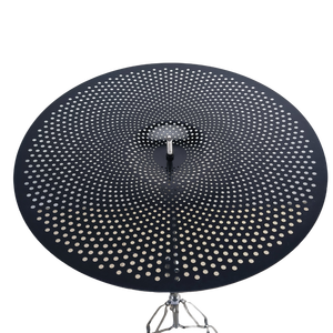 Cymbales à faible volume 18 pouces Crash BLACK Cymbales de pratique muettes - Product Image 2