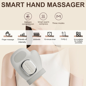 Tay Massager cho viêm khớp và ống cổ tay lớn hơn Điện Massager với nhiệt và nén cổ tay massage ngón tay - Product Image 2