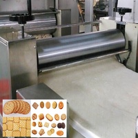Chaîne de production automatique de biscuit de four électrique coût de mini biscuit faisant la machine
