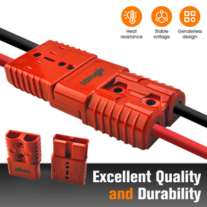 ชุดปลั๊กสายไฟ 50A-600V สำหรับสายจัมเปอร์ขนาด 8-12 AWG พร้อมแผงยึดติดแบตเตอรี่แบบเชื่อมต่อเร็ว - Product Image 4