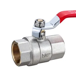 Tmok 1/2 "Áp Lực Chất Lượng Cao Pn25 Đòn Bẩy Của Nhãn Hiệu Van Nước Đầy Đủ Bore Brass Bóng Van