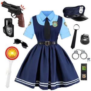 Costume de policier pour enfants, ensemble de déguisements de lapin pour filles et garçons, costume de cosplay pour Noël et les spectacles scolaires, ensemble de déguisements - Product Image 2