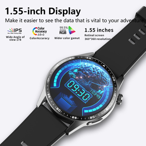 Smartwatch da 1,55 Pollici con Cinturino in Metallo Magnetico, Pulsante SOS, Sveglia, IP67, Controllo Remoto, 150+ Modalità Sportive, Notifiche per Android - Product Image 5
