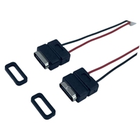 Conectores USB Tipo-C de 2 Pines, Resistentes al Agua IP68, con Cable, Corriente Nominal de 3.0A, Material de Cobre, para Carga y Transferencia de Datos en PCB
