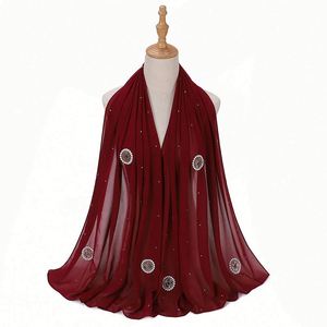 New Bohemian Style <b>70</b>*175 CM Fashion Digital Print Leopard Chiffon Scarf for Women Hijab Headscarf Breathable Stretchable for - Product Image 1
