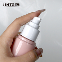 Flacon pulvérisateur vide de luxe en plastique PET rose, 30ml-450ml, pour lotion cosmétique, vente en gros, échantillon gratuit