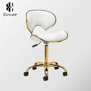 Beige Use High Quality High Load Bearing Saddle Chair with Wheels Dental Chair Customizable Color Pedicure Small <b>Stool</b> - Product Image 1