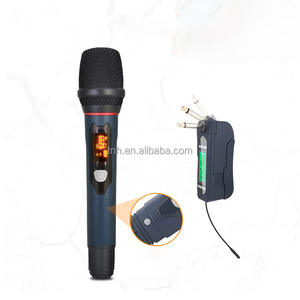 TNH um-x12 mikrofon pengisian daya nirkabel Universal mikrofon dinamis UHF Cerdas tampilan LED untuk konferensi kinerja langsung - Product Image 4