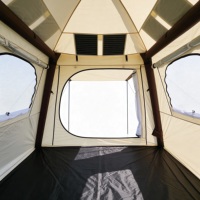 Tente solaire gonflable automatique à panneaux monocristallins avec polyester 210T 120W