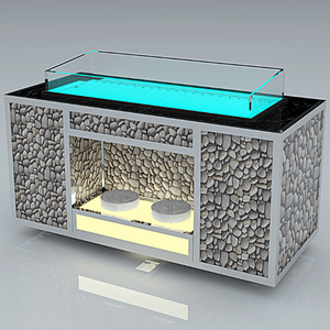 Vendita calda in acciaio inox pieghevole Hotel <span class=keywords><strong>stazione</strong></span> a Buffet per ristorante & Hotel forniture - Product Image 1