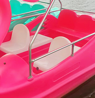 Dernière conception de bateau d'amusement aquatique parc aquatique électrique bateau en fibre de verre équipement de jeu bateau à vendre