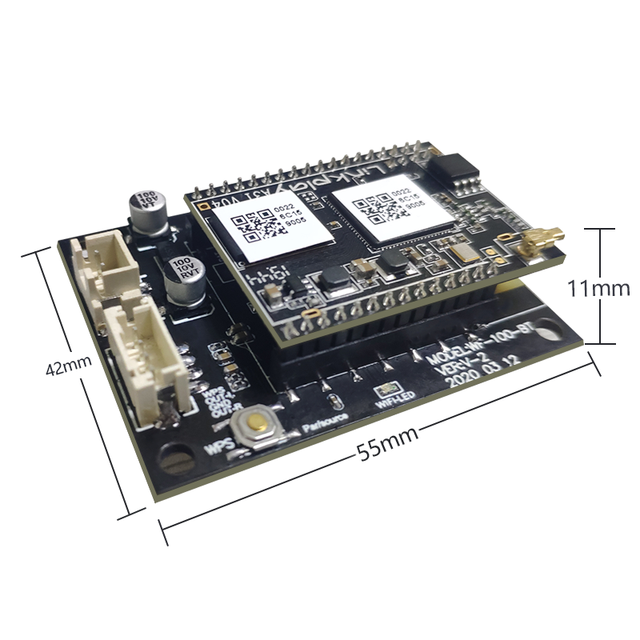 Class d Dac Wifi 2.4G Digital Amplifier Board Blue Tooth 5.0 Audio Receiver Amplifier Music Streamer Board Module CL-100WB Pro