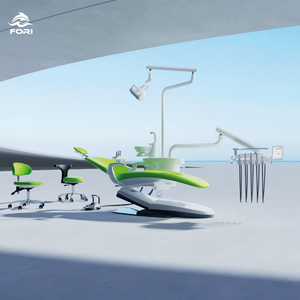 Sillón <span class=keywords><strong>Dental</strong></span> Hidráulico Eficiente con Sistema de Control Inteligente, Bandeja de Instrumentos Giratoria <span class=keywords><strong>y</strong></span> Succión Retardada para un Flujo de Trabajo Óptimo - Product Image 1