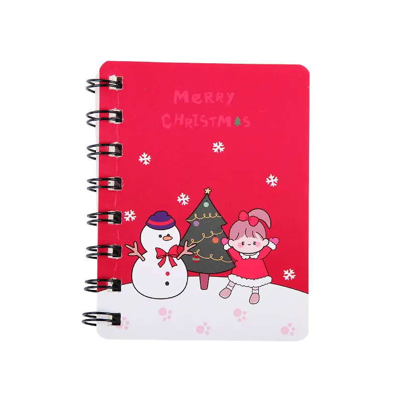 Natal personalizado Design capa dura escrita forrado Journal Notebook