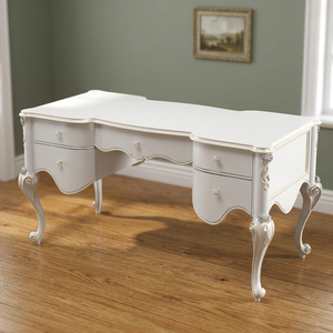 Carved <b>Wooden</b> <b>Desk</b> Furniture French Style. - Product Image 3