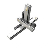 Module de machine CNC QIGE à 4 axes avec robot portique, moteur PLC, table linéaire XYZ, vis à billes en aluminium haute précision sur mesure 50-1000 mm