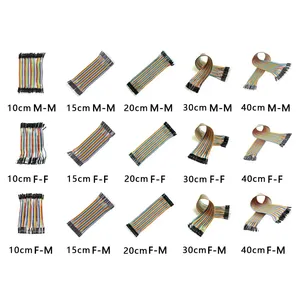 10cm 15cm 20cm 30cm 40cm Dupont linha macho para macho fêmea para macho fêmea para fêmea Jumper Dupont Wire Cable para <span class=keywords><strong>arduino</strong></span> DIY KIT - Product Image 2