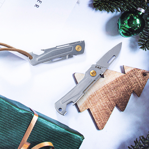 Cuchillo abrecartas portátil <span class=keywords><strong>Sanrenmu</strong></span> 431S-SB al por mayor de fábrica, cuchillo para cortar papel de pared, cuchillo para abrir cajas exprés - Product Image 6