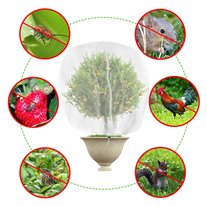 Housse de protection pour tomates, filet anti-insectes avec cordon de serrage et fermeture éclair - Product Image 3