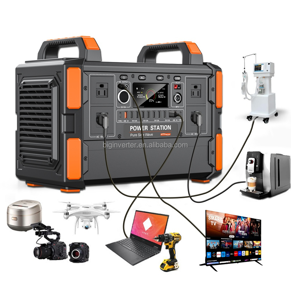 BIGINVERTER B10 1000 Вт 1200 Вт 1000WH LiFePO4 аккумулятор портативная электростанция солнечный генератор для домашнего источника питания