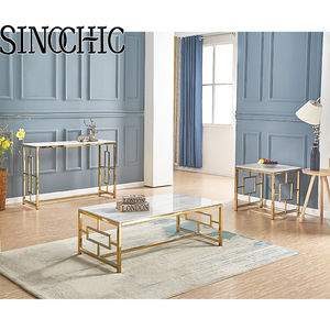 Comprar muebles en línea de china muebles de sala de mesa de café de vidrio mesa lateral moderna - Product Image 1