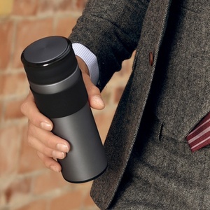 Cafetière isotherme professionnelle personnalisée en acier inoxydable de haute qualité, 400 ml, cadeau d'affaires écologique, grande capacité - Product Image 2