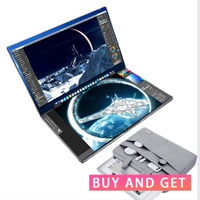 Vente chaude 15.6 pouces Full HD IPS panneau Portable ordinateur portable Extender Type C double écran moniteur pliable pour Triple affichage LCD