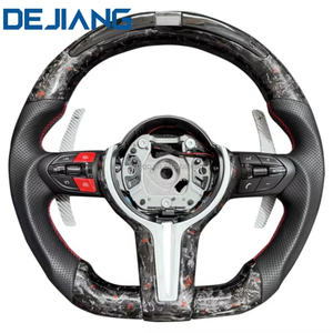 Volant de voiture en cuir Alcantara M-Sport pour <span class=keywords><strong>BMW</strong></span> F01 F20 F30 F21 F22 F31 F32 F25 M3 M5 X1 <span class=keywords><strong>X2</strong></span> Fibre de carbone avec LED - Product Image 6