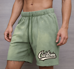 Shorts de bain en coton peigné respirant de style vintage de haute qualité pour hommes, service OEM - Product Image 6