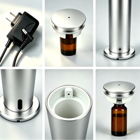 Diffuseur d'arômes professionnel de luxe, solution OEM, coque en alliage d'aluminium, nébulisation à air froid, atomisation à deux fluides