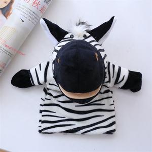 Marionnette à main en peluche en forme d'animal, bouche mobile, poupée pour enfants, ventriloque, bouche interactive, coton PP - Product Image 6