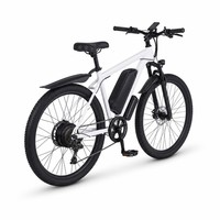 Vélo de montagne électrique 26 pouces 350W 48V 12AH 7 vitesses Frein à disque Cadre en acier haute teneur en carbone Vélo électrique