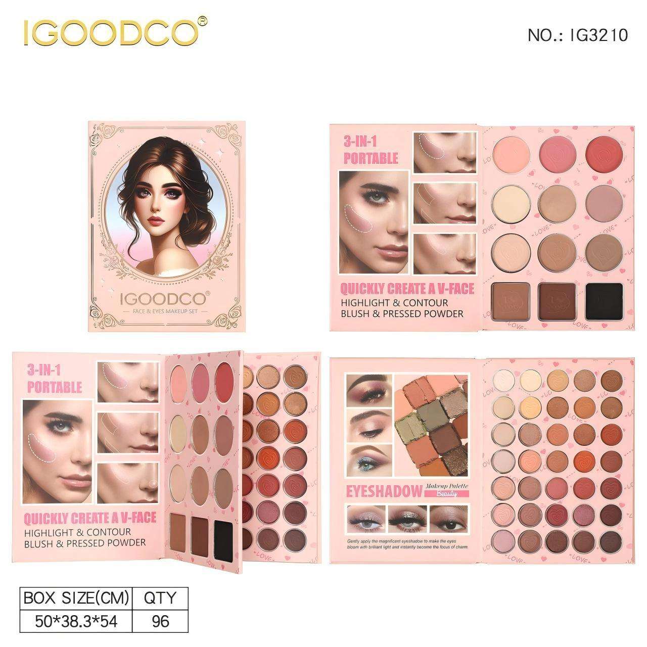 47-color IG3210 makeup book