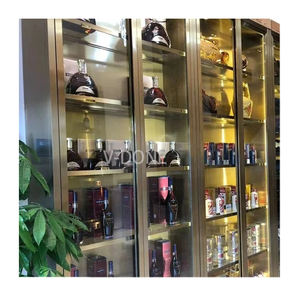 Poignée en métal pour les armoires à <span class=keywords><strong>vin</strong></span> et les armoires à <span class=keywords><strong>spiritueux</strong></span> pour le salon et l'hôtel - Product Image 4