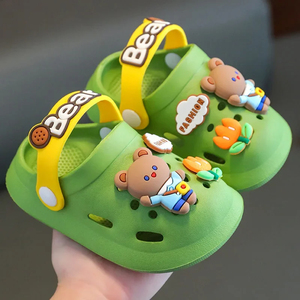 Children's Summer Sandals <b>Slippers</b> Soft Carton Anti-Slip Indoor Home Shoes for Boys and Girls - Product Image 4