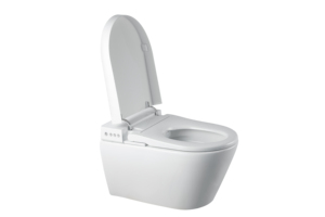 Machine de réservoir d'eau murale télécommandée intelligente Cuvette de toilette ronde avec chauffage de siège Fonction avancée Toilette suspendue au mur - Product Image 3