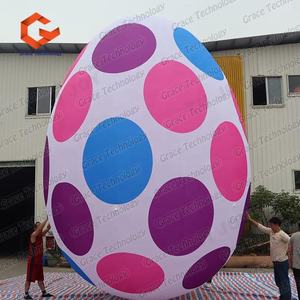 Huevos de Pascua Inflables Gigantes de Colores Pastel, Globo Inflable de Huevo de Pascua para Promoción de Eventos, Suministros para Festivales - Product Image 5