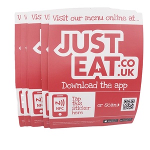 Étiquette autocollante grande taille imperméable aux UV et contre le soleil, autocollants d'extérieur avec technologie NFC, pour la publicité ou les vacances, 100 pièces - Product Image 2