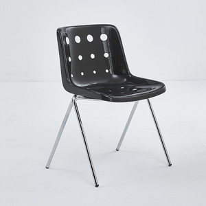Tabouret de maquillage <span class=keywords><strong>pour</strong></span> chambre à coucher, <span class=keywords><strong>chaise</strong></span> de style mid-century couleur crème, simple, <span class=keywords><strong>pour</strong></span> petit espace, <span class=keywords><strong>chaise</strong></span> de table de maquillage, <span class=keywords><strong>chaise</strong></span> de salle à manger, <span class=keywords><strong>chaise</strong></span> d'hôtel, <span class=keywords><strong>chaise</strong></span> de café - Product Image 3