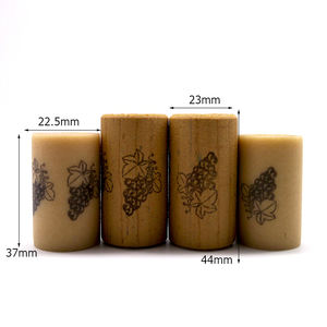 הנמכר ביותר במלאי טבע מלא עץ עגול יין עץ מלא אישית פקק יין משובח הסיטונאי עם הלוגו וגודל - Product Image 3