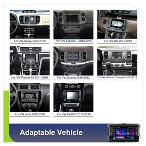 Autoradio Android Podofo 7'' 4+64G avec CarPlay/Android Auto sans fil pour <span class=keywords><strong>VW</strong></span> Caddy/ PASSAT/POLO, charge rapide Type-C, audio de voiture OEM - Product Image 5