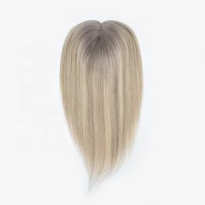 Topper de Encaje Completo Mono de 5.5x6.5 con Base de Seda, Cabello 100% Humano para Cabello Fino - Product Image 6